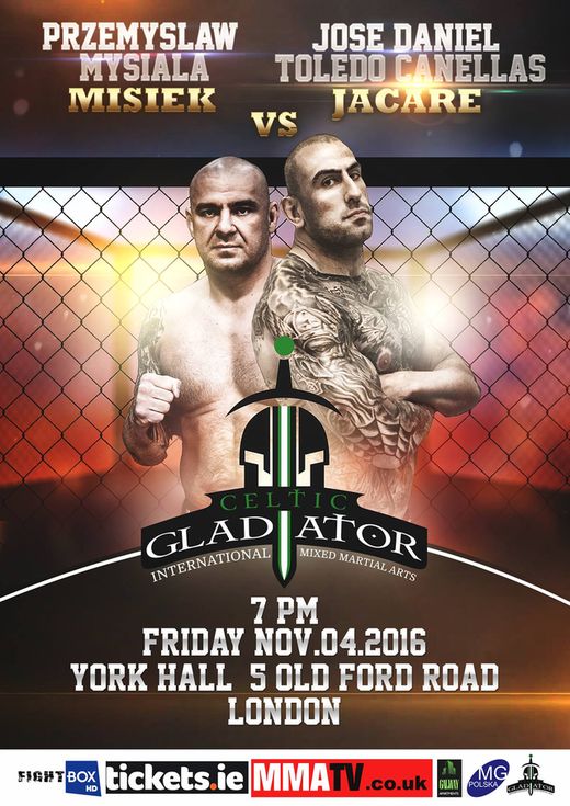 Daniel Toledo Jacare en Celtic Gladiator 10 este viernes