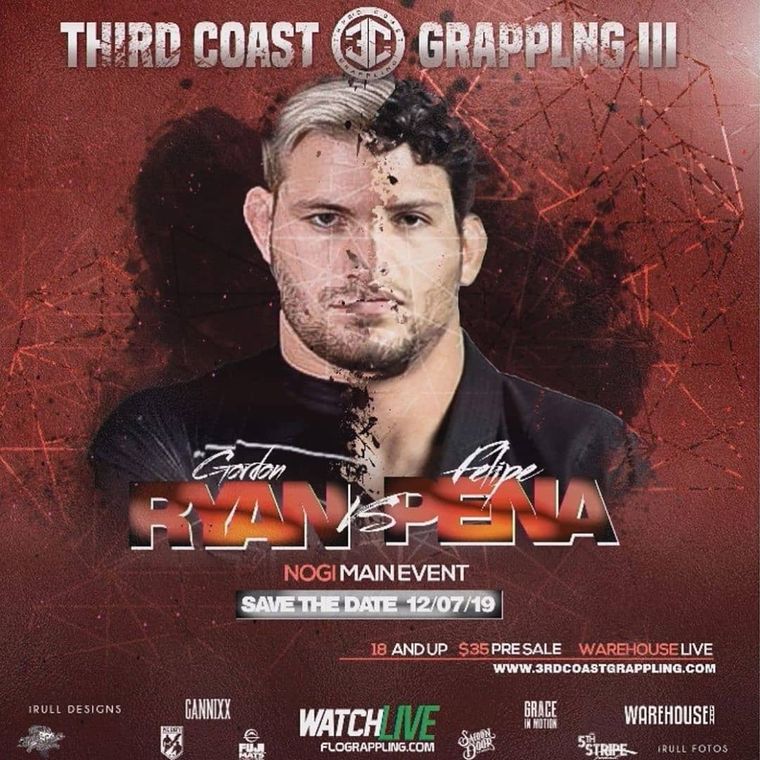 El tercer encuentro entre Gordon Ryan vs Felipe Pena será en diciembre