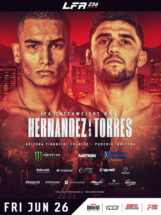 Pepe Torres debuta en LFA este viernes ante el colombiano Francisco Hernandez