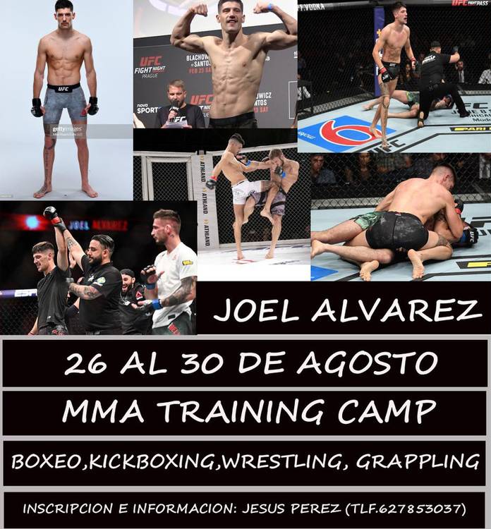 Campamento de entrenamiento y seminario con Joel Alvarez en Huelva