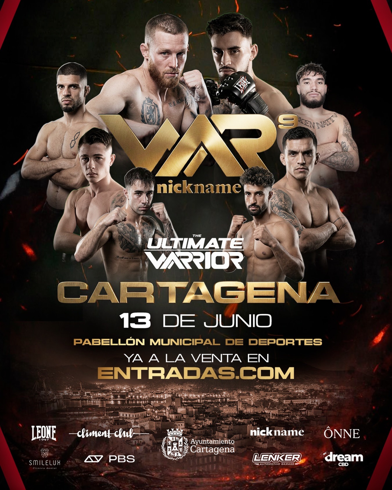 WAR MMA 9 este 13 de junio en Cartagena con 12 combates de MMA